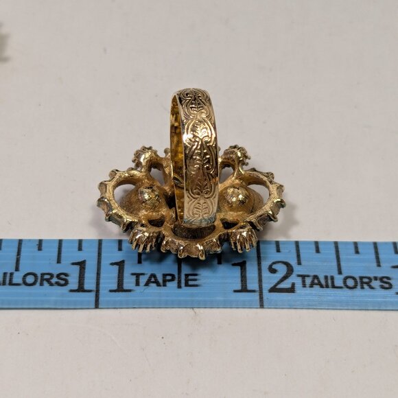 Clip On Earring Lot 3 Sets Monet Sarah Coventry 1 Matching Ring Wedding Party - Picture 11 of 16